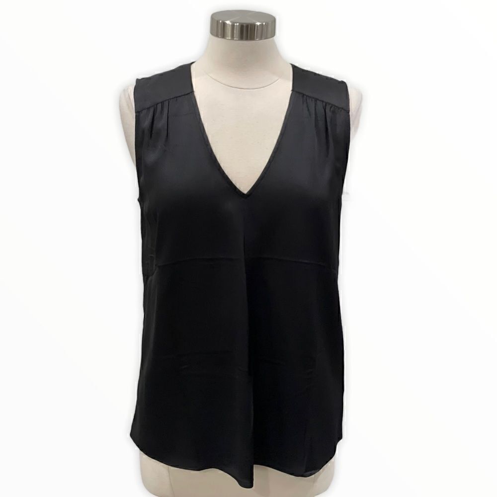 INC International Concepts Ruched V-Neck Tank Top